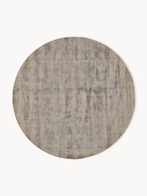 Tapete redondo em viscose artesanal Jane