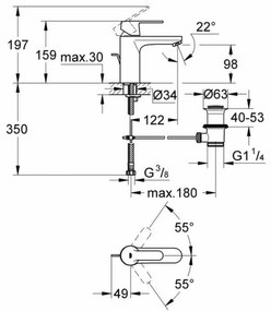 Torneira Monocomando Grohe 23454000 Metal