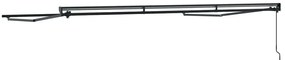 Toldo Manual Manual Antracite 4,5 × 3 m