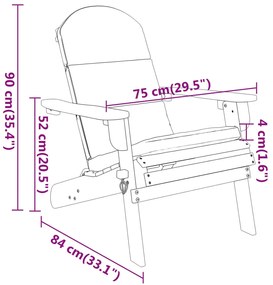 5 pcs conjunto lounge jardim Adirondack madeira acácia maciça