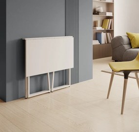 Mesa plegable Galia (85,5cm) blanco