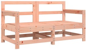 Cadeiras de jardim c/ almofadões 2pcs madeira de douglas maciça