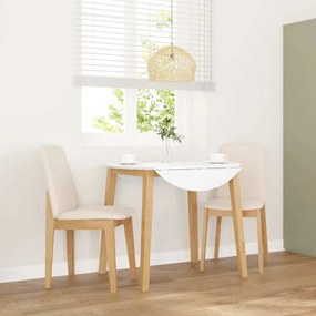Cadeiras de jantar com almofadões 2 pcs madeira maciça