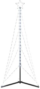 LED Árvore de Natal 363 LEDs Branco Frio 182 cm
