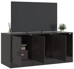 Móvel de TV 99x39x44 aço preto