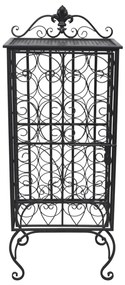 Garrafeira, suporte de metal para 28 garrafas de vinho