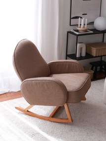 Cadeirão Yoko – Castanho – 78x91x75 cm