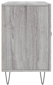 Aparador 100x36x60 cm derivados de madeira cinzento sonoma