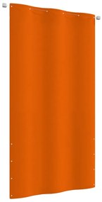 vidaXL Tela de varanda 120x240 cm tecido oxford laranja