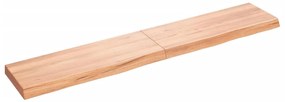 vidaXL Prateleira de parede 160x30x(2-6) cm carvalho tratado castanho
