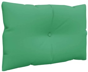 Almofadões para móveis de paletes 2 pcs tecido verde
