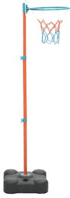 Conjunto jogo de basquetebol portátil ajustável 109-141 cm