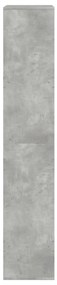 Estante 100x33x175 cm derivados de madeira cinzento cimento