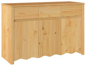 Buffet vidaXL "DRAMMEN" 114x43x75,5 cm Madeira Sólida de Pinheiro