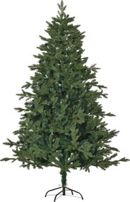 HOMCOM Árvore de Natal Artificial 180 cm, pinheiro artificial com 748 pontas, 3 formas de folhagem, retardante de chama, com suporte metálico para interior | Aosom Portugal