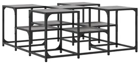 Mesa de centro 91x91x40 cm derivados de madeira cinzento sonoma