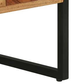 Armário de TV 100x35x50 cm Madeira Sólida de Acácia