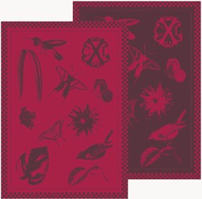 Toalhas de cozinha em algodão Primavera, conjunto de 2