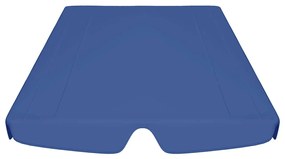 Toldo suplente baloiço jardim 188/168x145/110 cm azul