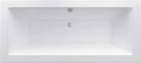 Mexen Cube banheira retangular 170 x 75 cm com revestimento, branca - 55051707500X