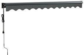 Toldo retrátil automático 3x2,5 m antracite