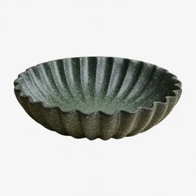 Avelin Tigela Decorativa Em Resina Verde Escuro & Ø35 Cm - Sklum