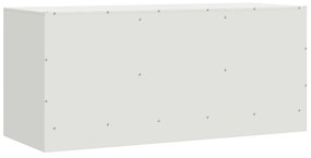 Móvel de TV 99x39x44 cm aço branco