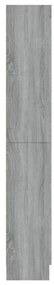 Vitrine 82,5x30,5x185,5 cm derivados madeira cinzento sonoma