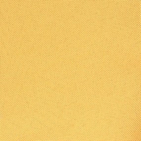 Cadeira de jantar giratória tecido amarelo mostarda