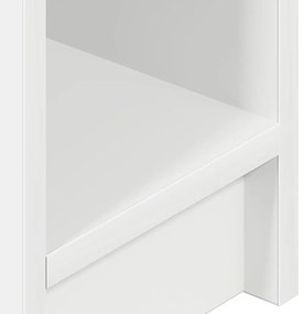 Mesa de cabeceira com gaveta 20x36x60 cm branco