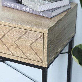 Consola de Entrada Prana de 2 Gavetas - Design Retro