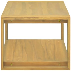 Armário de parede p/ casa de banho 90x45x35 cm teca maciça