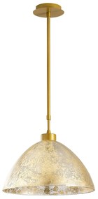 Candeeiro Chandelier Bergama – Dourado – 34 cm de Diâmetro x 85 cm de