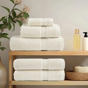 Toalhas de banho premium SOLUND 10 pcs 70x140 cm 600 gsm creme