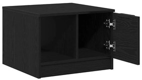 Mesa de Café vidaXL Preto Carvalho 50x50x36 cm Madeira Engenharia