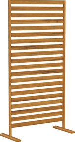 Outsunny Biombo de Madeira 170x80 cm Biombo Separador de Ambientes Treliça para Exterior Jardim Pátio Terraço Castanho | Aosom Portugal