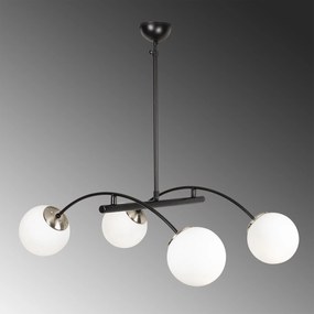 Chandelier Hilal – Preto e Branco – 85 x 80 cm