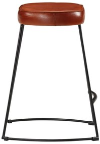 Bancos de bar 2 pcs 40x29,5x53 cm castanho-escuro