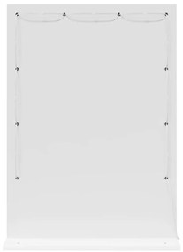 Espelho de vaidade com luzes de LED Branco 70x50x18 cm