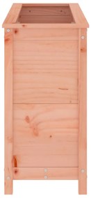 Canteiro elevado de jardim 119,5x40x78cm madeira douglas maciça