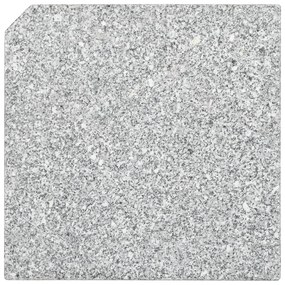 Base em granito para guarda-sol 25 kg quadrado cinzento