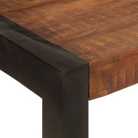 Mesa de jantar 120x60x76 cm mangueira maciça castanho-mel