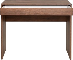 Secretária "Inspire" - 90 x 75 x 55 cm - Nogueira - Design Moderno