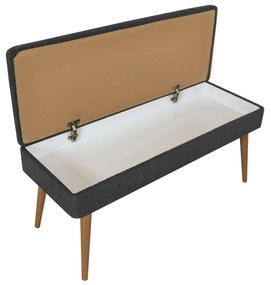 Conjunto de Mobiliário de Entrada Vegas – Branco/Antracite – Móvel par