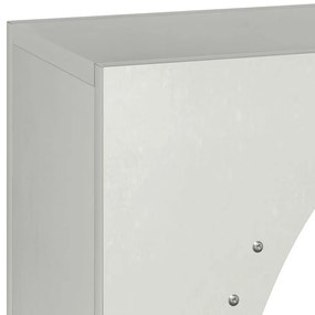 Suporte para lenha 50x23x100 cm aço inoxidável
