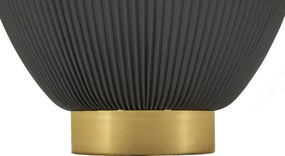 MESA DE CENTRO ELGE Ø 46X45 CM CINZA, DOURADO E BRANCO