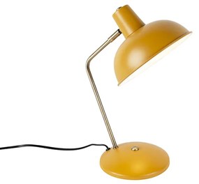 LED Candeeiro de Mesa Inteligente Amarelo com Bronze Incl. WiFi P45 - Milou Retro