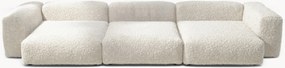 Sofá modular em teddy Vetsak (4 lugares)