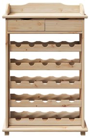 Acessório para Vinho vidaXL 90x60x30 cm Madeira Sólida de Pinho