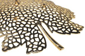 Conjunto de 3 bandejas em metal dourado PEMALI Beliani